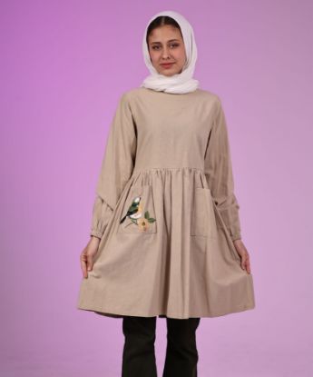 تصویر  مانتو پیراهنی سوگلی