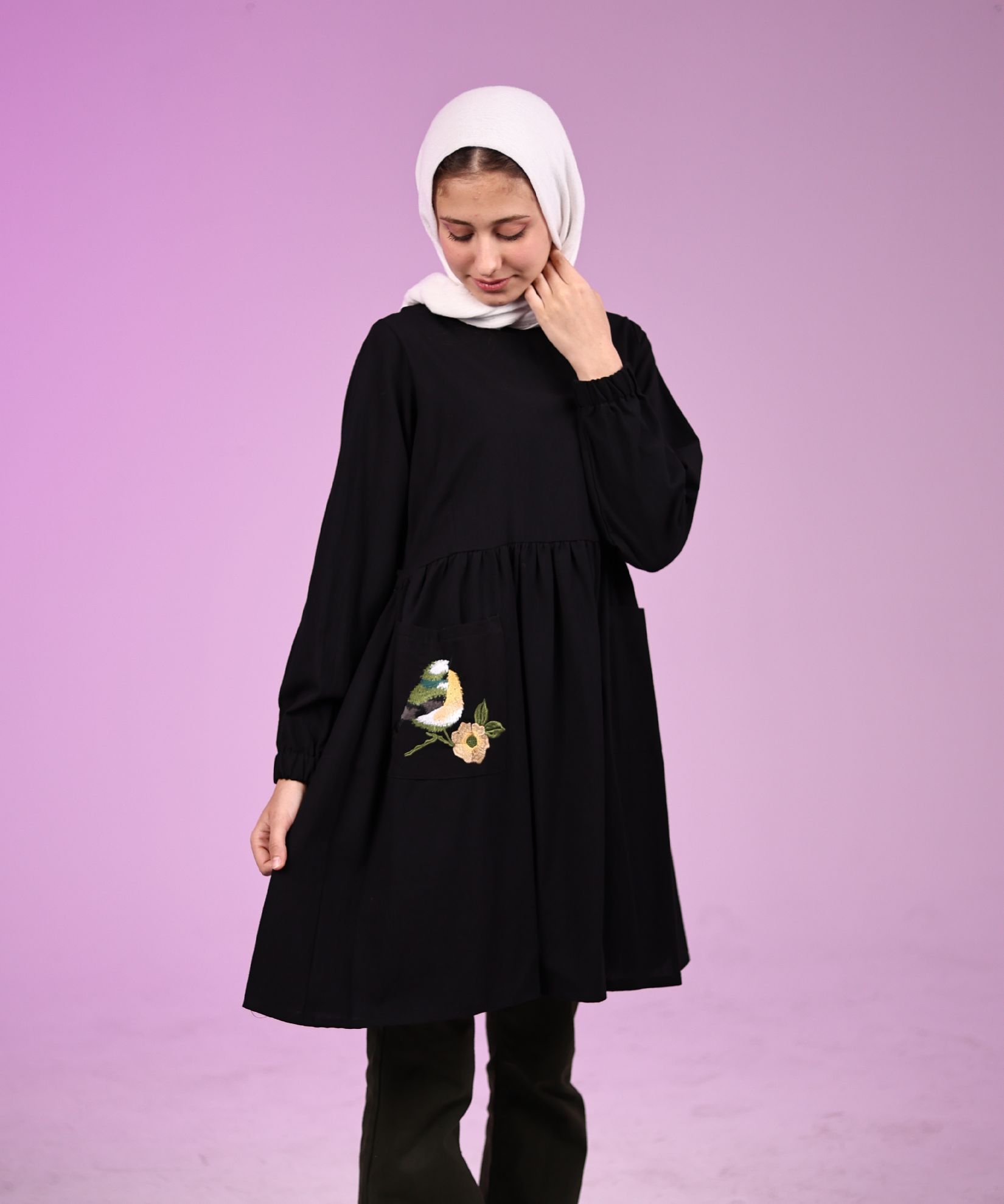 تصویر  مانتو پیراهنی سوگلی