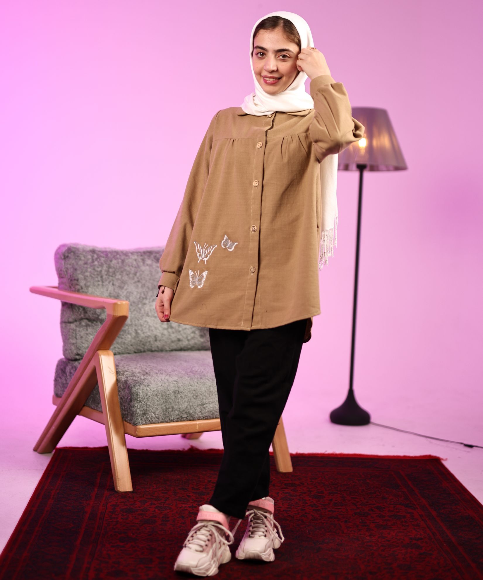 تصویر  شومیز پروانه
